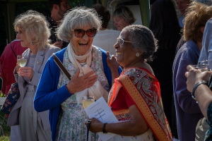 Photos of residents enjoying The Richmond Charities' annual service of Thanksgiving held in the Chapel at Hickey's Almshouses