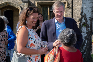Photos of residents enjoying The Richmond Charities' annual service of Thanksgiving held in the Chapel at Hickey's Almshouses