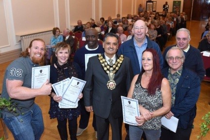Winners of the 2018 Richmond in Bloom comp[etition